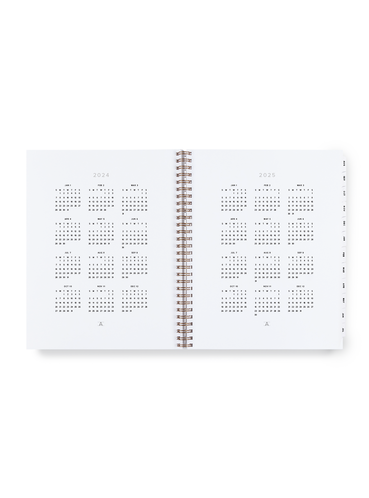 24-25 Year Task Planner: Natural Linen