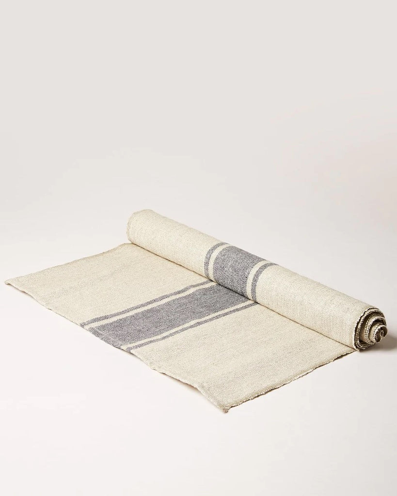 Farmhouse Pottery Stripe Navy Runner